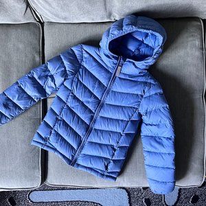 Der Bar unisex boys, girls 5-6 down lightweight hooded jacket